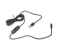 Oxxggkao Cordon de charge USB de type C multifonction avec commutateurs 5 V 3 A pour Raspberry 4 tablettes, ventilateur de lumière, câble de charge USB de type C On/Off