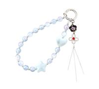Oxxggkao Cordon de téléphone à perles tendance pour téléphone portable, accessoires multiples pour porte-clés, décoration de smartphone, usage quotidien, sangle de téléphone portable en forme d'étoile