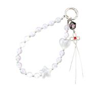 Oxxggkao Cordon de téléphone à perles tendance pour téléphone portable, accessoires multiples pour porte-clés, décoration de smartphone, usage quotidien, sangle de téléphone portable en forme d'étoile