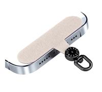 Oxxggkao Cordon de téléphone torsadé de qualité supérieure avec substance universitaire renforcée et face antidérapante pour smartphone Support de téléphone modifiable pour photographie