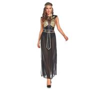Oxxggkao Costume de Cléopâtre égyptien pour femme - Cadeau d'Halloween - Noir