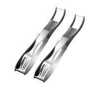 Oxxggkao Coupe-pastèque en acier inoxydable avec fourchette intégrée pour trancher et servir facilement, parfait pour les pique-niques et les fêtes