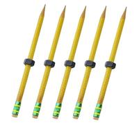 Oxxggkao Crayon fileté en bois silencieux avec écrou rotatif en métal pour salle de classe, aide à la concentration, aide à la concentration, outil de soulagement du stress, outil d'écriture