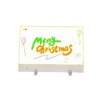 Oxxggkao Creative LED Sketch Board 35,7 cm Rechargeable Transportable Dessin Pad 7 Préférences de couleur Modifiable Lumière Enfants Art Cadeau Rechargeable LED Drafting Table