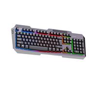Oxxggkao DS600 Clavier filaire 104 touches avec N anti-ghosting et jeu tactile pour bureau et clavier de jeu