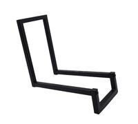 Oxxggkao Élégant support de disque en fer noir pour tourne-disque et amateurs de musique Compatible avec la plupart des albums