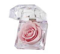 Oxxggkao Élégante boîte de rangement en acrylique avec roses préservées pour un affichage organisé et la protection des bijoux dans n'importe quel cadre de boîte à bijoux