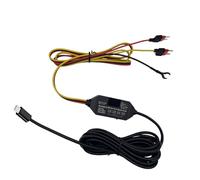 Oxxggkao Ensemble de câbles de type C pour enregistreur de conduite avec défense d'énergie réglable en 4 étapes et moniteur d'électricité LED Câble de surveillance de la batterie du véhicule