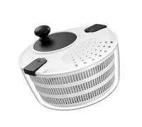 Oxxggkao Essoreuse ergonomique avec poignée à main avec 2 couvertures, outil de cuisine en ABS gratuit pour produire des amandes, des herbes vertes, séchoir à légumes manuel