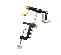 Oxxggkao Étau de fixation de mouches rotatif à 360° avec crochet de liaison, support de canette, enfile-mouche, outil de fabrication de leurres, support de bobine durable