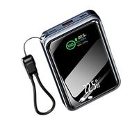 Oxxggkao Étui de rangement universel pour batterie avec affichage numérique visible et port de type C à charge rapide