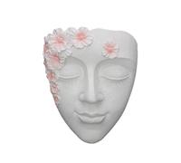 Oxxggkao Face Art Jardinière murale créative Verdures Décoration Style nordique Support de fleur Personnalité Maison Face Art Planter