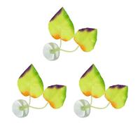Oxxggkao Feuilles artificielles colorées pour l'élevage de bettas et pour améliorer l'esthétique des aquariums
