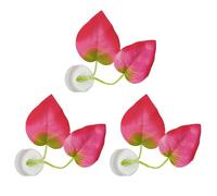 Oxxggkao Feuilles artificielles colorées pour l'élevage de bettas et pour améliorer l'esthétique des aquariums