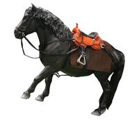 Oxxggkao Figurine d'action 1/12 - Modèle de cheval - Pour une utilisation éducative et décorative - Accessoire de décoration - Sculpture de cheval détaillée