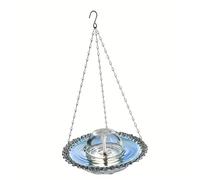 Oxxggkao Fontaine à eau compacte à économie d'espace - Alimentée par USB - Bassine à oiseaux - Pour appartement et balcon - Changement de couleur - LED