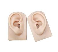 Oxxggkao Forme d'oreille gauche droite professionnelle en silicone pour entraînement cosmétique réaliste pour oreilles humaines bijoux présentant des accessoires de piercing outil d'entraînement