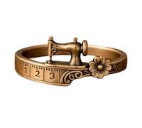 Oxxggkao Forme unique de machine à coudre pour les amateurs d'artisanat et décorations de fête en alliage Taille 6 7 8 Accessoire d'artisanat de vacances