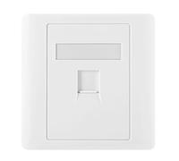 Oxxggkao Frontale Internet en ABS Solide avec Installation encastrée et Surfaces résistantes Empreintes digitales Prises murales Multi-Ports RJ45 Murale Ethernet
