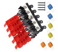 Oxxggkao Fusibles solides bloquant le circuit de dérivation primaire 200 A - Construction étanche - Convient pour les bateaux de camping - Protection de circuit marin