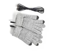 Oxxggkao Gants pour écrans tactiles 10 x 15 cm USB chauffants doux et confortables pour les aventures en plein air dans un environnement froid 1 paire