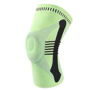 Oxxggkao Genouillère respirante avec stabilisateurs à ressort, manchon élastique en tricot pour la récupération des blessures sportives, la course à pied, confortable