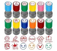 Oxxggkao Grading Seals Collection de 12 sceaux différents pour l'évaluation en t la communication parentale pour enseignant en anglais