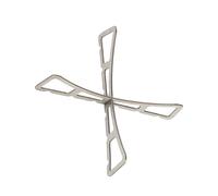 Oxxggkao Grille de cuisson en acier inoxydable de qualité alimentaire - Systèmes de vidange d'huile efficaces - Texture métallique empêchant les brûlures - Ustensiles de cuisine portables pour le