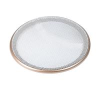 Oxxggkao Grilles de haut-parleur élégantes de 25,4 cm en métal très brillant ABS pour une protection élégante et décorative de voiture