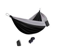 Oxxggkao Hamac Portable avec de Rangement, lit de Repos en Tissu de Parachute extérieur avec Sangles pour Loisirs de Plage et de terrasse et lit d ' extérieur avec Sangles