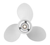 Oxxggkao Hélice marine résistante pour moteur 9,9 HP 15 HP 20 HP 8 dents remplacement accessoire bateau