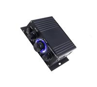 Oxxggkao Home Sound Amplificateur numérique 12 V 2 A 20 W + 20 W Double canal HiFi 2.0 stéréo Home Studio Portable