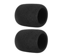 Oxxggkao Housse en éponge solide pour microphones - 78 x 50 mm - Ajustement général - Non bruyant - Pour micro, microphone, filtre à éclatement