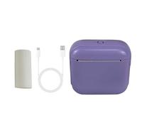 Oxxggkao Imprimante d'autocollants miniatures portables rechargeables pour instantanés, étiquettes, reçus, impression photo, opérations faciles, imprimante connectée