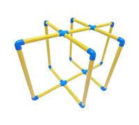 Oxxggkao Jeu de gym avec 8 jouets suspendus interactifs pour chiots avec sangles élastiques pour le divertissement amusant cadre de jeu pour hamster
