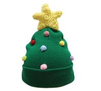 Oxxggkao Joli chapeau de Noël en forme de bonhomme de neige pour adulte unisexe pour adulte fait main crochet