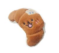 Oxxggkao Jouet couineur en peluche pour chien facile à transporter pour l'extérieur et l'aventure, biscuit en peluche pour l'ennui en intérieur, divertissement, mastication pour réduire le stress en