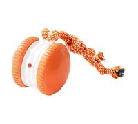Oxxggkao Jouet interactif pour chien - Balle roulante électrique automatique avec corde - Activé par le mouvement - Mouvement aléatoire - Rechargeable