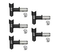 Oxxggkao Kit de 5 buses de pulvérisation sans air - Installation facile - Design antibûche - Embouts de peinture adaptés à la plupart des buses de pulvérisateurs