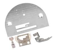 Oxxggkao Kit de mise à niveau multifonctionnel pour machine à coudre comprenant une plaque d'aiguille et des pinces pour coutures lisses en métal