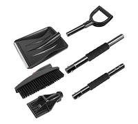 Oxxggkao Kit de têtes remplaçables pour voiture - Pelle de retrait portable - Grattoir à glace et brosse - Pelle amovible