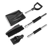 Oxxggkao Kit de têtes remplaçables pour voiture - Pelle de retrait portable - Grattoir à glace et brosse - Pelle amovible