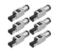 Oxxggkao La prise RJ45 blindée professionnelle prend en charge une vitesse de transmission rapide de 10 gigabits, compatible avec les câbles CAT8, sortie Ethernet à vitesse rapide