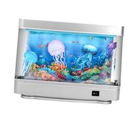 Oxxggkao Lampe de bureau USB en forme de méduse flottante pour décoration d'intérieur, chambre à coucher