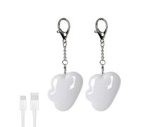 Oxxggkao Lampe de nuit portable en forme de nuage tactile rechargeable pour portefeuille, sac à main, porte-clés, sac à dos, sac à dos durable, petit porte-clés