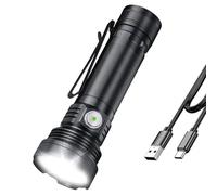 Oxxggkao Lampe de Poche de Camping Pratique en Alliage d ' Aluminium avec Une Longue durée d ' exécution et Un Indice d ' étanchéité Parfait pour Les urgences et la Survie, Lampe de Poche étanche