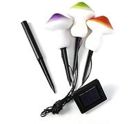 Oxxggkao Lampe solaire à LED pour jardin - Mignon champignon - Étanche - Paysage - Pour extérieur - Étanche