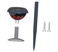 Oxxggkao Lampe solaire géométrique d'extérieur étanche et automatique pour décoration de jardin, lampe de nuit étanche avec prise de terre
