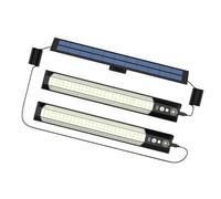 Oxxggkao Lampes murales à détecteur de mouvement 1500 mAh avec modes de luminosité réglables pour utilisation communautaire et professionnelle Lampe solaire ABS de jardin