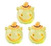 Oxxggkao L'art de paysage d'Halloween illuminant comprend des citrouilles et des chauves-souris lumineuses pour les fêtes, la décoration de cour miniature d'Halloween